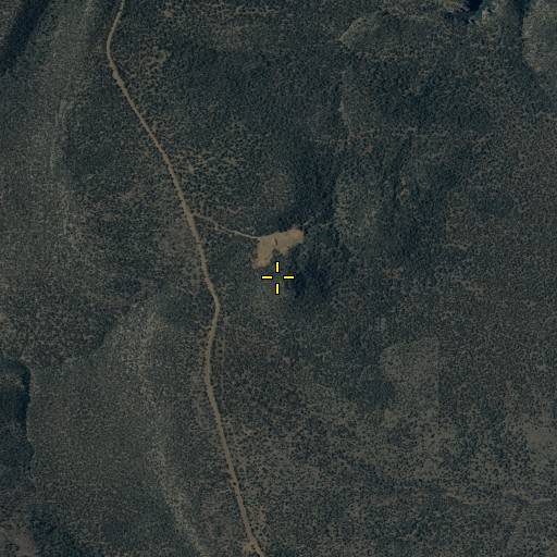 Aerial/Satellite Image of Squaw Mesa, AZ