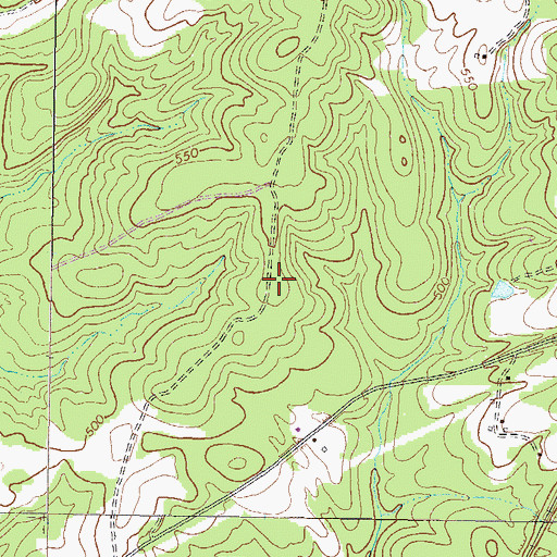Topographic Map of Williams-Neal Cemetery, GA