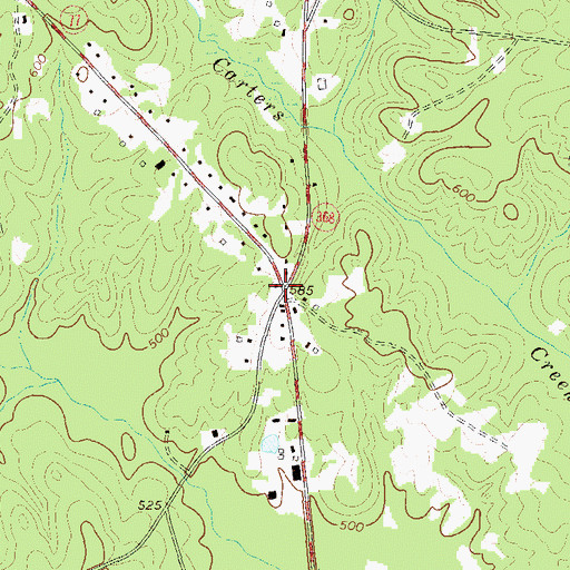 Topographic Map of Clarks Junction, GA