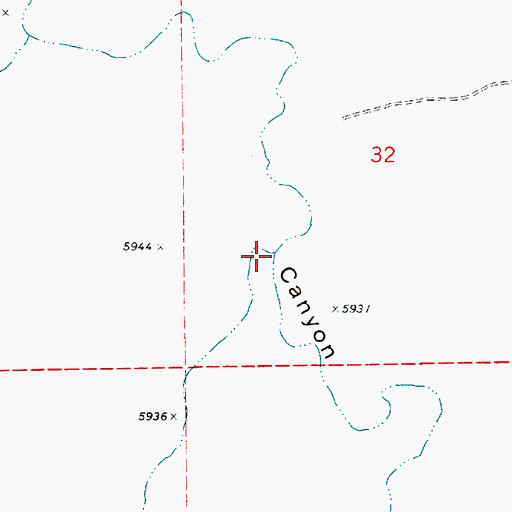 Topographic Map of Squaw Wash, AZ