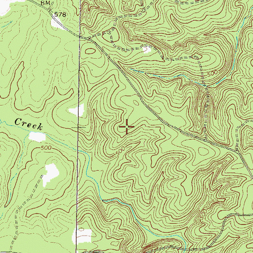 Topographic Map of Richard B Russell State Park, GA