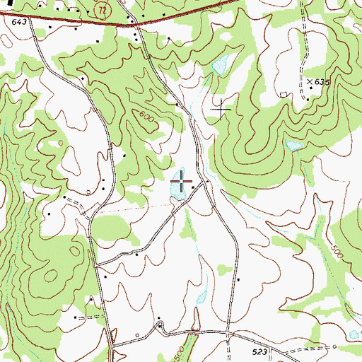 Topographic Map of Lithia Spring, GA
