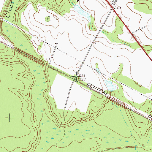 Topographic Map of Number Ten (historical), GA