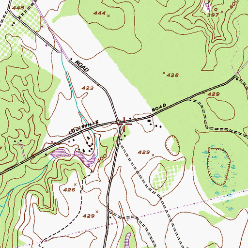 Topographic Map of Palmer Academy (historical), GA