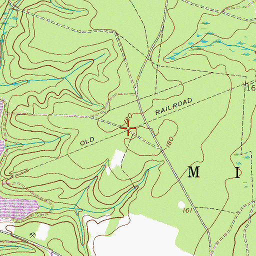 Topographic Map of Kent (historical), GA