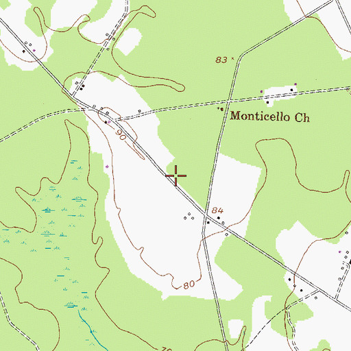 Topographic Map of Minnesota School (historical), GA