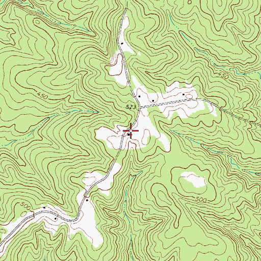 Topographic Map of Body of Christ Church, GA