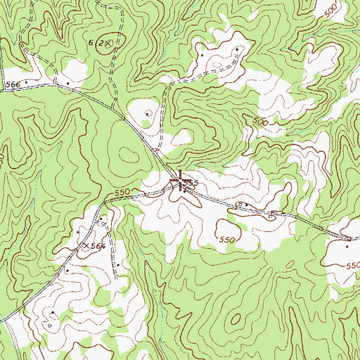 Topographic Map of Pride (historical), GA