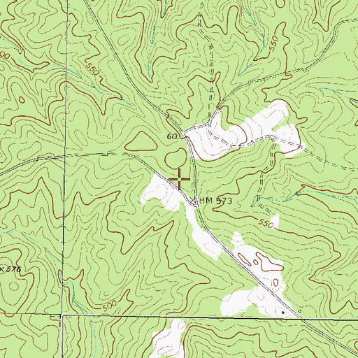 Topographic Map of William Rabun Monument, GA