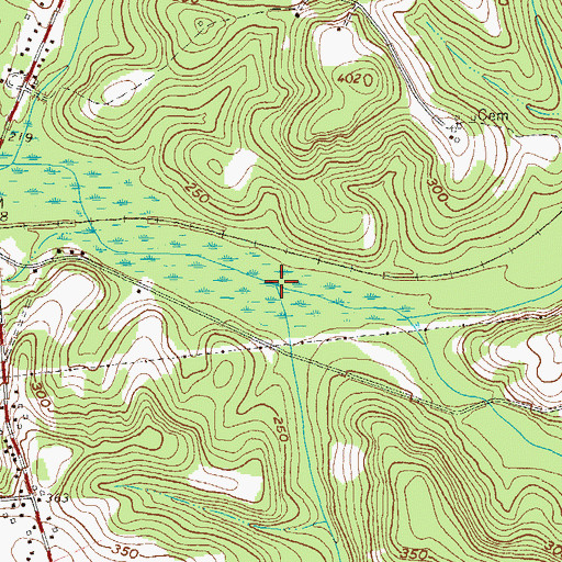 Topographic Map of Briley Branch, GA