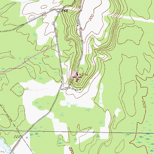 Topographic Map of Embassy Place Church, GA