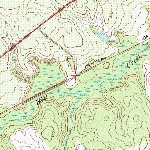 Topographic Map of Heidrich, GA