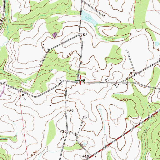 Topographic Map of Phillips School (historical), GA