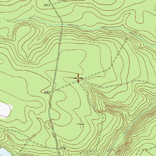 Topographic Map of Spring Hill Church (historical), GA