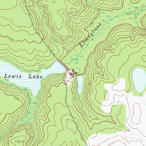 Topographic Map of Tarvers Mill, GA