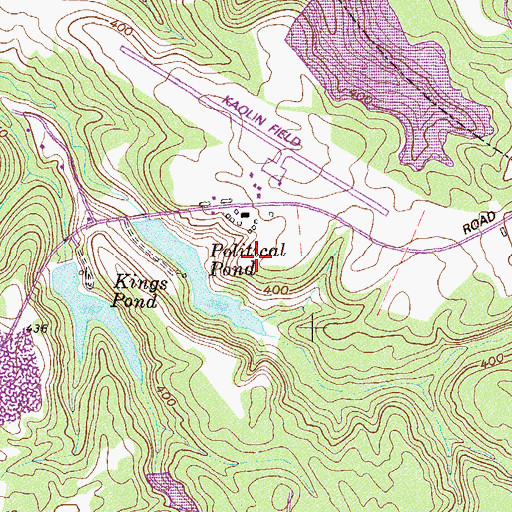 Topographic Map of Washington County Jail, GA