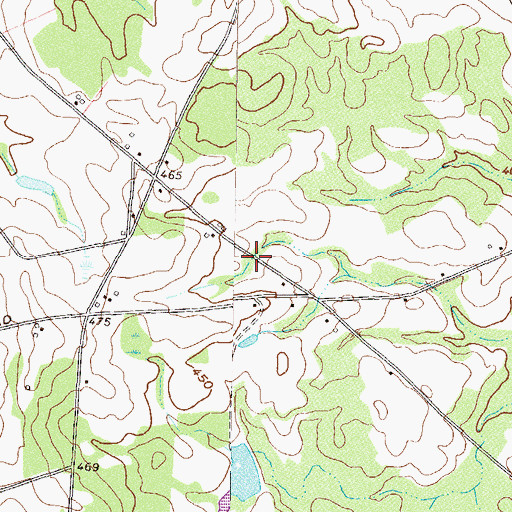 Topographic Map of Wisdom School (historical), GA