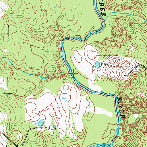 Topographic Map of Yarough Branch, GA