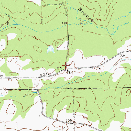 Topographic Map of Hutchinson School (historical), GA