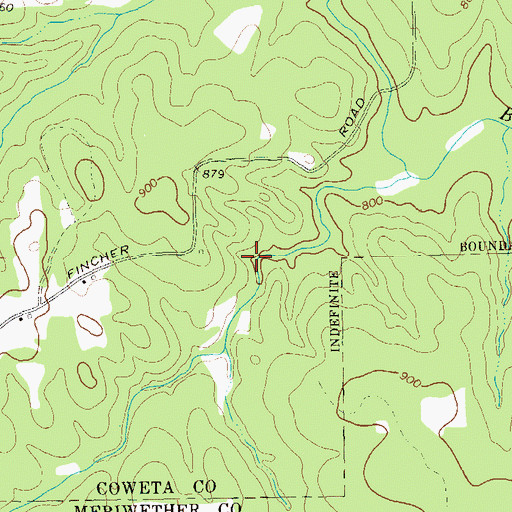 Topographic Map of Williams Mill (historical), GA