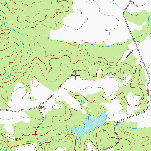 Topographic Map of Bonds Academy (historical), GA