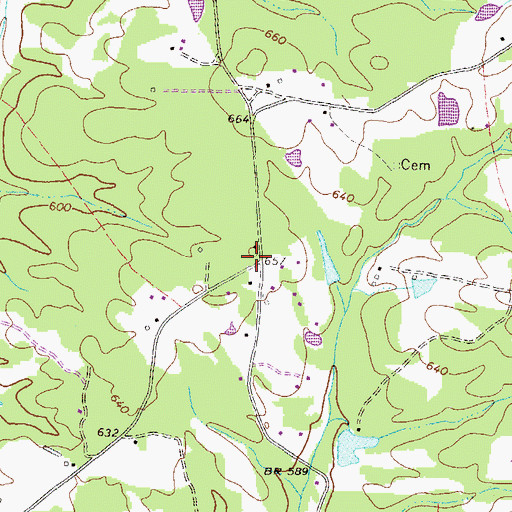 Topographic Map of Sibley School (historical), GA