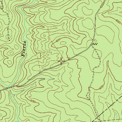 Topographic Map of Smiths School (historical), GA