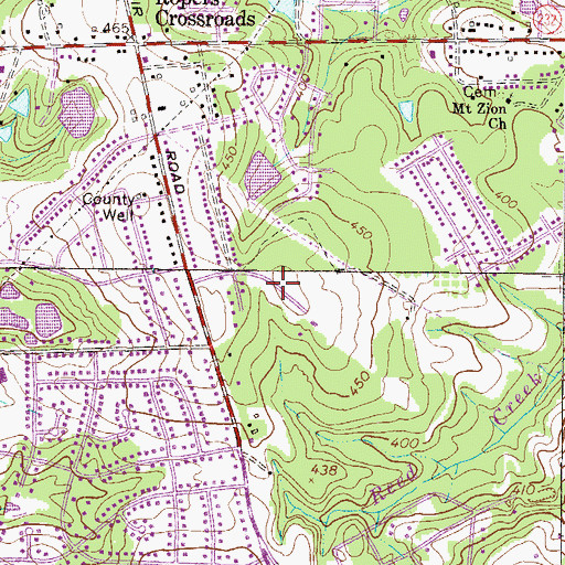 Topographic Map of Smithwick, GA