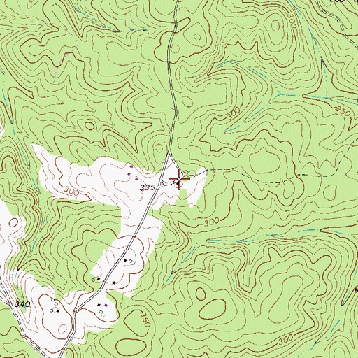Topographic Map of Windmill Plantation, GA