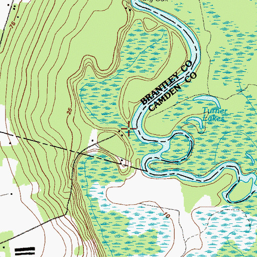 Topographic Map of Still Lake, GA