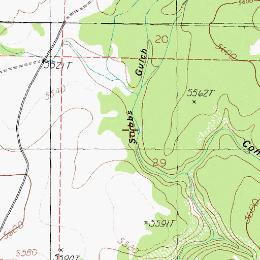 Topographic Map of Stubbs Tank, AZ