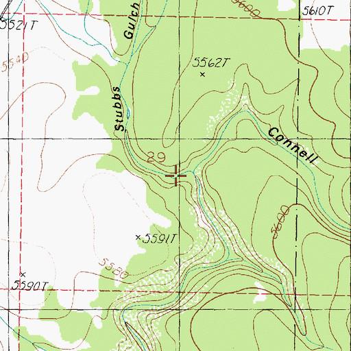 Topographic Map of Stubbs Gulch, AZ