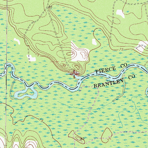 Topographic Map of Gold Lake, GA