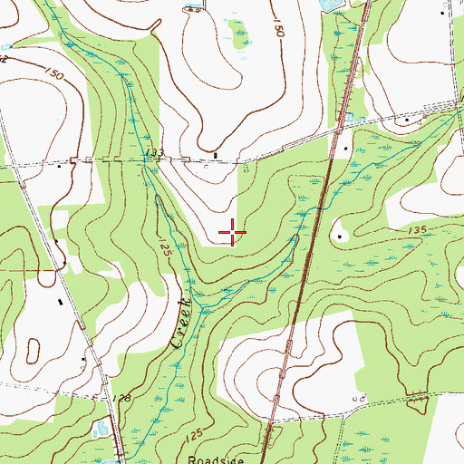 Topographic Map of Hopewell Church (historical), GA