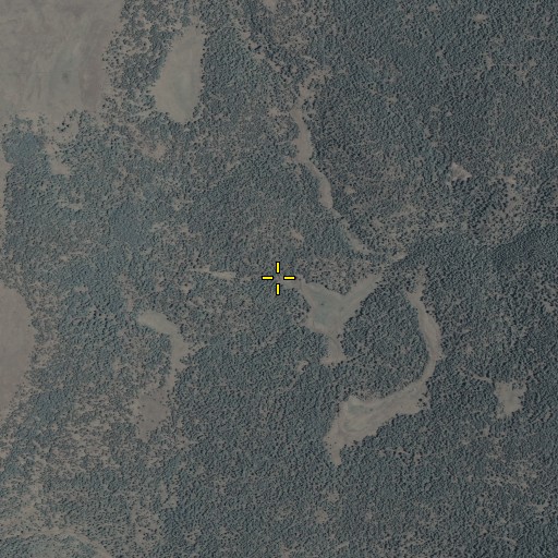 Aerial/Satellite Image of Stump Spring, AZ