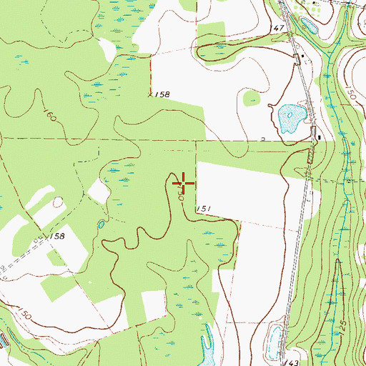 Topographic Map of Ramah School (historical), GA