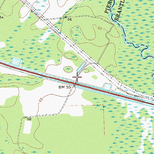 Topographic Map of Zirkle (historical), GA