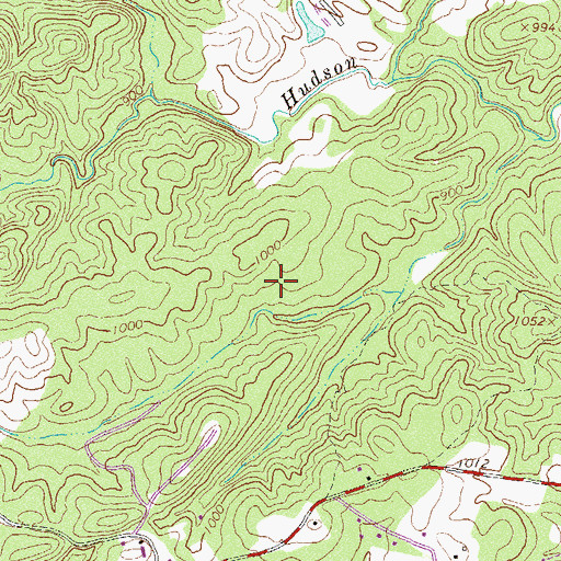 Topographic Map of Allendale School (historical), GA