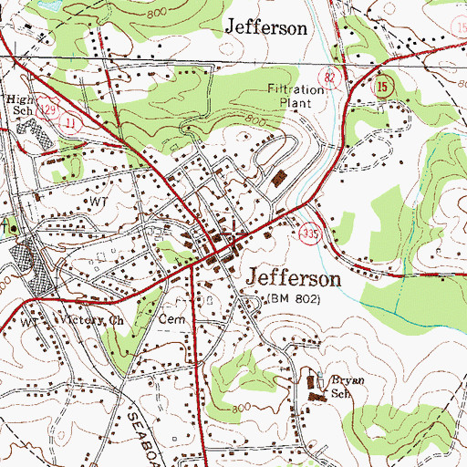 Topographic Map of Crawford W Long Medical Museum, GA