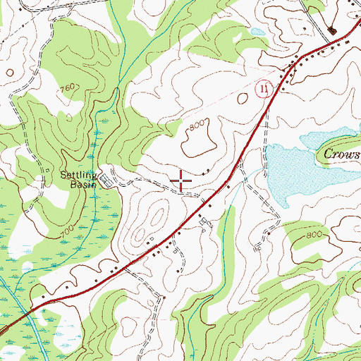 Topographic Map of Jackson County High School, GA