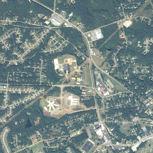 Aerial/Satellite Image of Jefferson Elementary School, GA