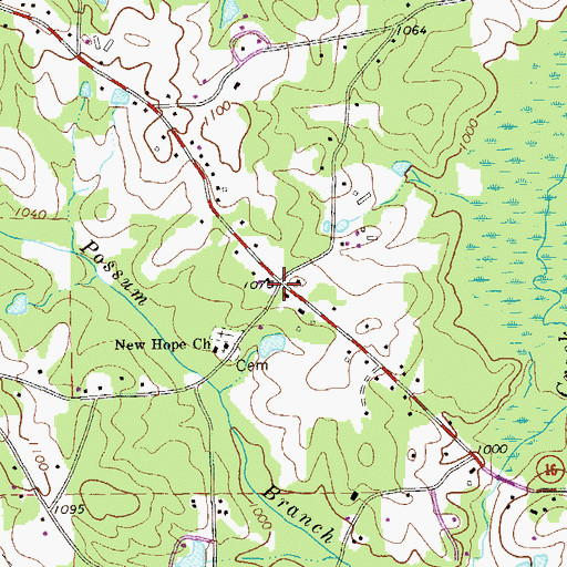 Topographic Map of Plowshare (historical), GA