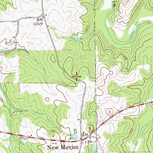 Topographic Map of Reeves School (historical), GA