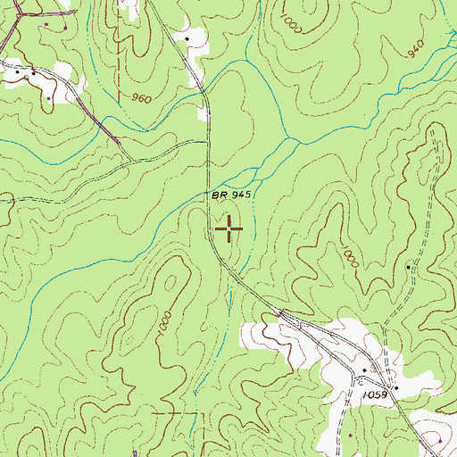 Topographic Map of Black Forest, GA