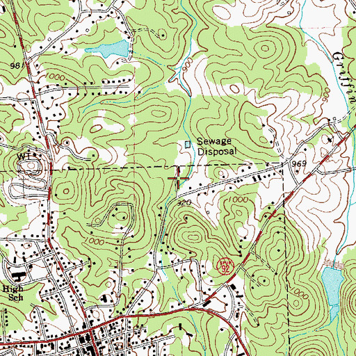 Topographic Map of Mount Tabor Trace, GA