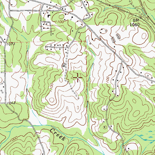 Topographic Map of Winndale, GA