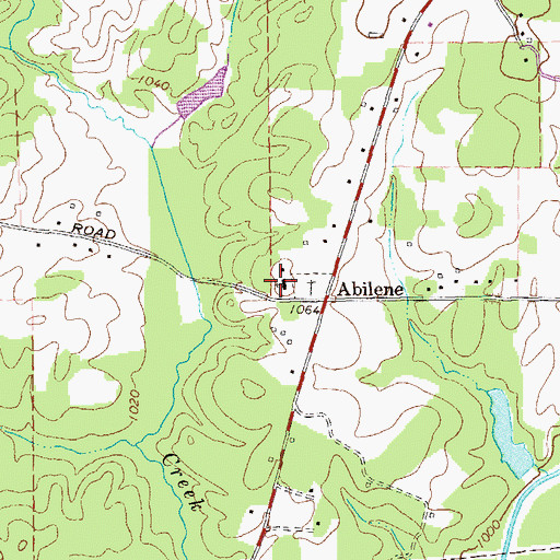 Topographic Map of The Church at Carrollton, GA