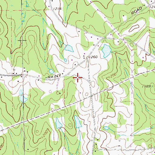 Topographic Map of Fairview Church (historical), GA