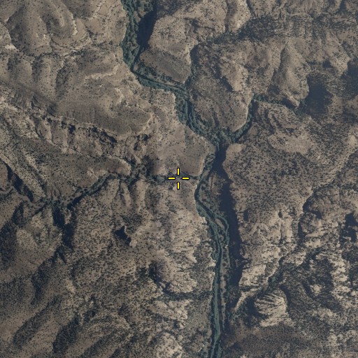 Aerial/Satellite Image of Sycamore Canyon, AZ