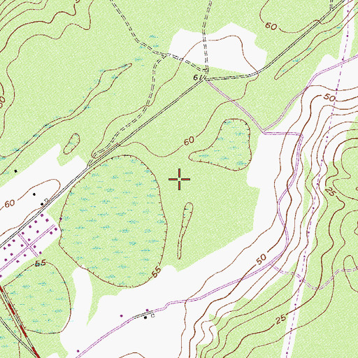 Topographic Map of Goshen Villa, GA